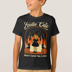 Camiseta Sentimientos Lindos Podría Maldecir Más Tarde Hall