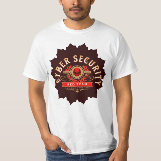 Camiseta Sentinel del Equipo Rojo de Ciberseguridad (Anverso)