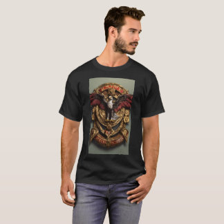 Camiseta "Sentinel majestuoso: El halcón en vuelo"