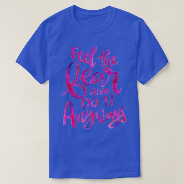 Camiseta Sentir el miedo (Diseño del anverso)