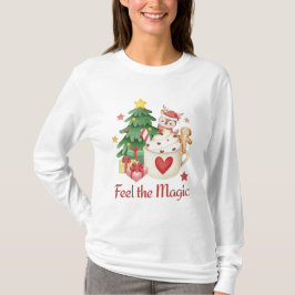 Camiseta Sentir el reno de los Navidades mágicos