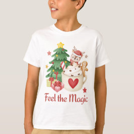 Camiseta Sentir el reno mágico de los Navidades