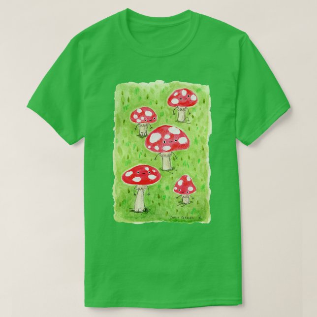 Camiseta Sentir hongos (Diseño del anverso)