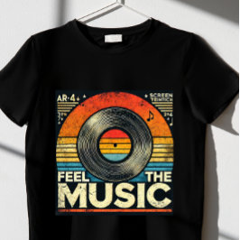 Camiseta sentir la música T-Shirt