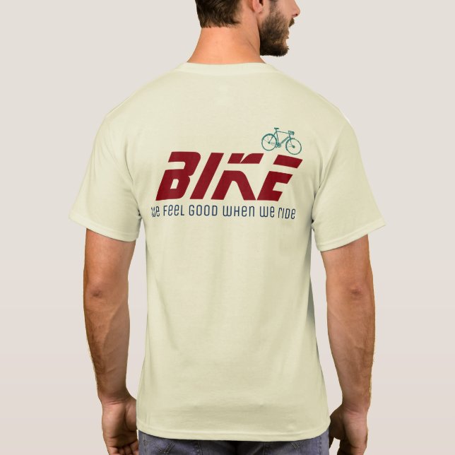 Camiseta sentirnos bien al montar / bicicleta/bicicleta (Reverso)