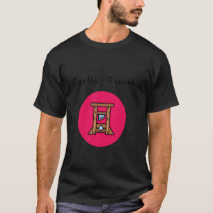 Camiseta Sentirse Francés Divertida Guillotina Humor Oscuro