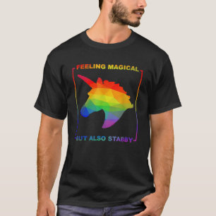 Camiseta Sentirse Magico Pero También Muy Gracioso Unicorn 