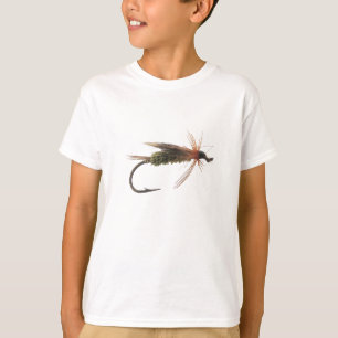 Camiseta Señuelo de la pesca con mosca