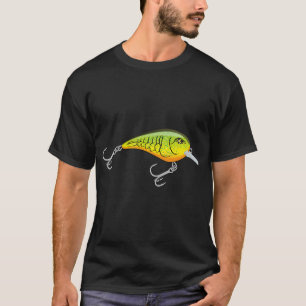 Camiseta Señuelo de pesca Slim Craw Crankbait - Raíz de Cha