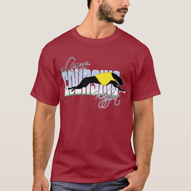 Camiseta Señuelo que cursa Whippet (Anverso)
