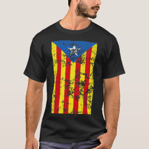 Camiseta Senyera Estelada Blava Antiga
