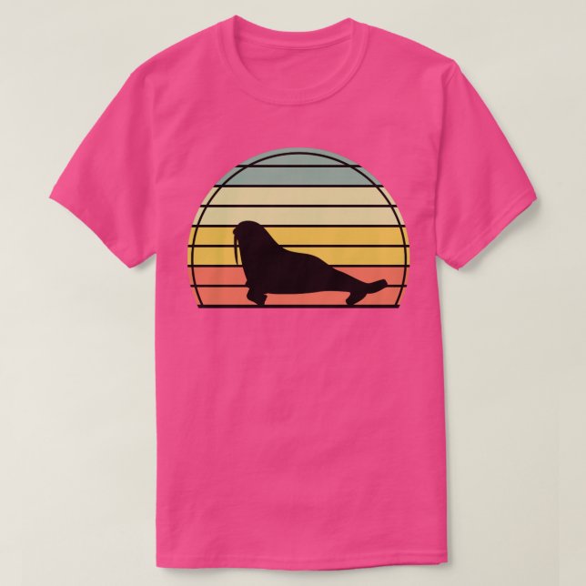 Camiseta Seol Ocean Animal Zoo Keeper Gion Retro Sea Lion (Diseño del anverso)