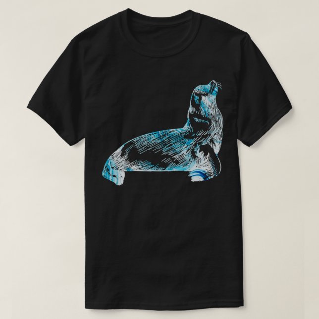 Camiseta Seol Ocean Wildlife Animal Gift Sea Lion (Diseño del anverso)