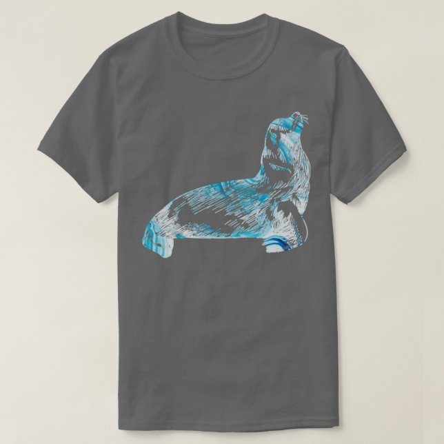 Camiseta Seol Ocean Wildlife Animal Gift Sea Lion (Diseño del anverso)