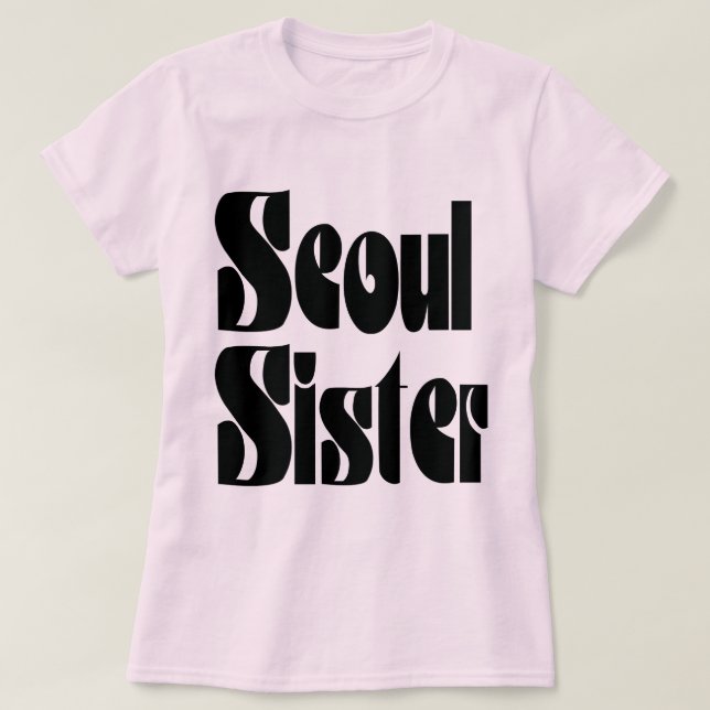 Camiseta Seoul Sister (Diseño del anverso)