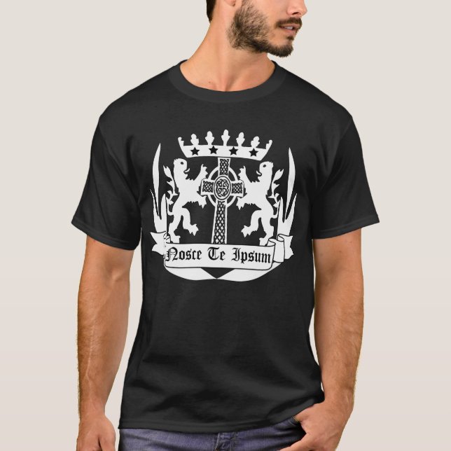 Camiseta sepa el thyself, latino (Anverso)