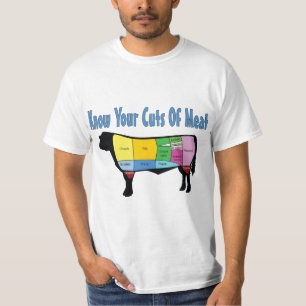 Camiseta Sepa sus cortes de la carne