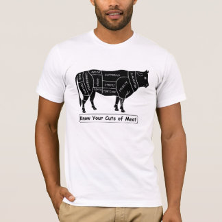 Camiseta Sepa sus cortes de la carne
