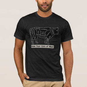 Camiseta Sepa sus cortes de la carne