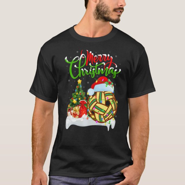 Camiseta Sepak Takraw  Xmas Decorations Sepak Takraw Christ (Anverso)