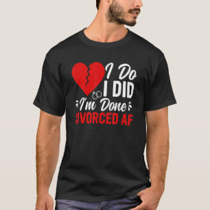 Camiseta Separación De Ex Esposa De Ex Marido Divorciado