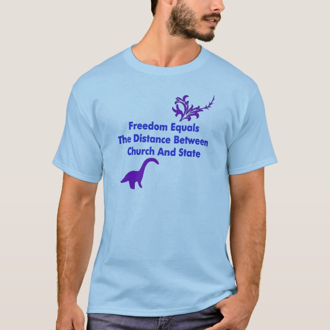 Camiseta Separación de iglesia y estada (Anverso)