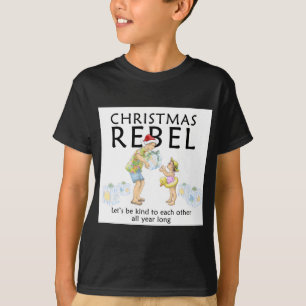 Camiseta ¡Separe el alcohol rebelde del navidad!