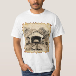 Camiseta Sepia Covered Bridge