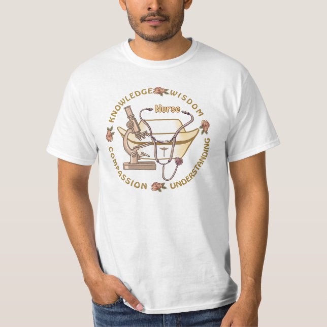 Camiseta Sepia fresca enfermera (Anverso)