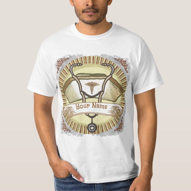 Camiseta Sepia gorra de enfermera (Anverso)