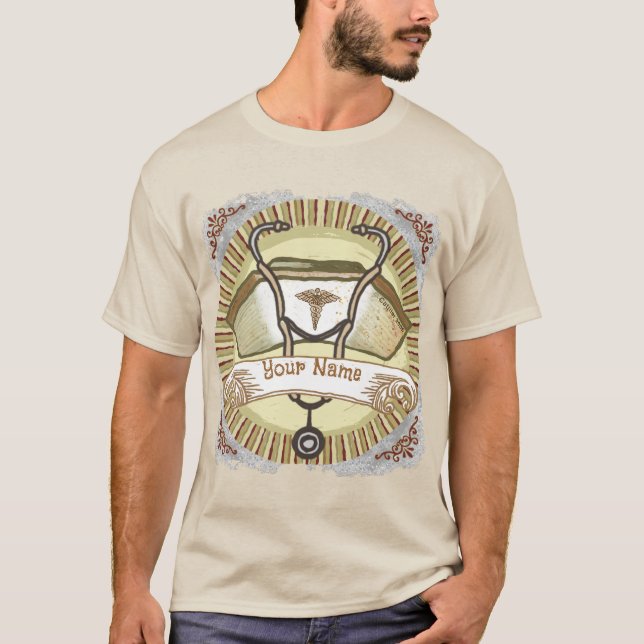 Camiseta Sepia gorra de enfermera (Anverso)