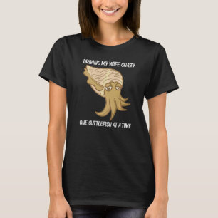 Camiseta Sepia Para Hombres Papá Chicos Criatura Marina Ani