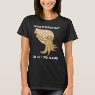 Camiseta Sepia Para Mujeres Mamá Criatura Marina Animal