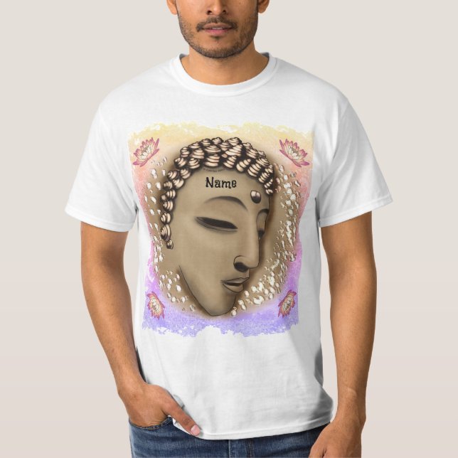 Camiseta Sepia Peace Buddha (Anverso)