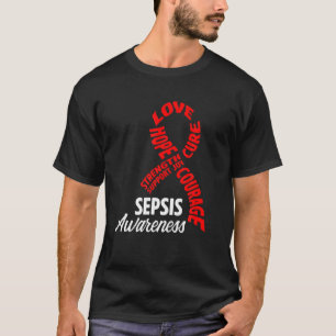 Camiseta Sepsis Ayuda para la toma de conciencia Apoyo a lo