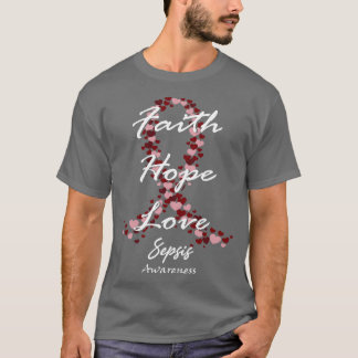 Camiseta Sepsis Conciencia Fe Esperanza Amar La Esperanza P