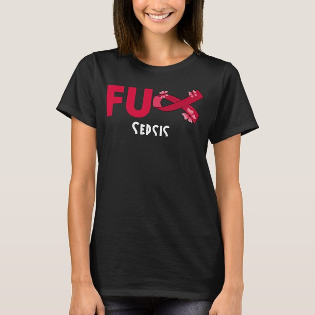 Camiseta sepsis divertida de fu para guerrero de sepsis (Anverso)