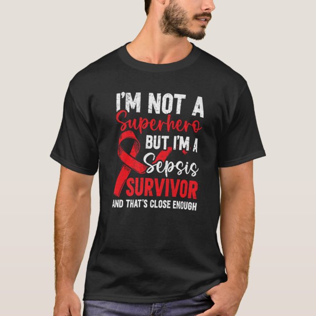Camiseta Sepsis Sobreviviente Envenenamiento de sangre Sept (Anverso)