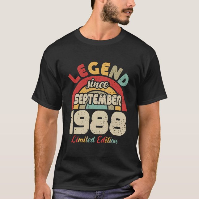 Camiseta September 1988 Legend Since September 1988 (Anverso)
