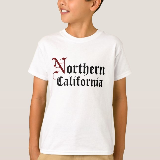 Camiseta Septentrional, California embroma T (Anverso)