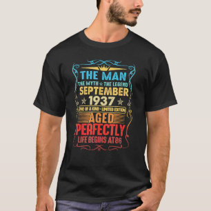 Camiseta Septiembre 1937 La leyenda del mito del hombre Bir
