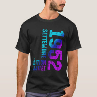 Camiseta Septiembre 1952 Año 1952 Vintage 1952 Desde 1952 R