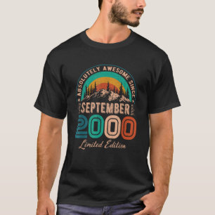 Camiseta Septiembre 2000 Cumpleaños Sorprendente Desde El 2