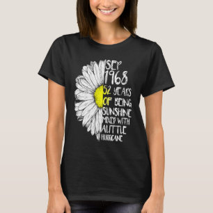 Camiseta SEPTIEMBRE Chica HECHO En 1968 52º Sunshine Hurrii