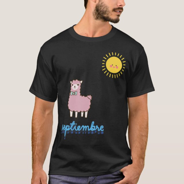 Camiseta Septiembre con lama (Anverso)