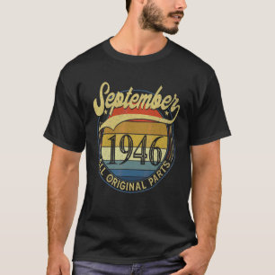 Camiseta Septiembre de 1946 Todos los componentes originale