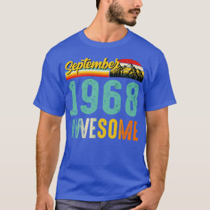 Camiseta Septiembre de 1968 Nacimiento Regalo Shirt Vintage