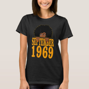 Camiseta Septiembre de 1969 53 cumpleaños 53 años de edad B