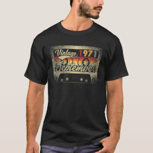 Camiseta Septiembre De 1971 50º Regalo De Cumpleaños Vin De