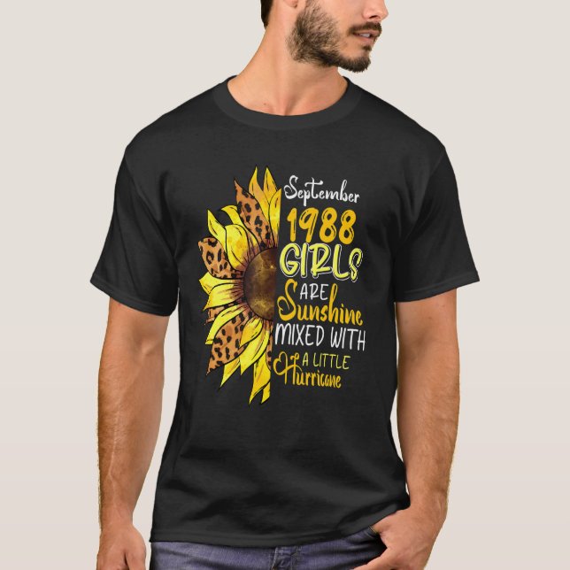 Camiseta Septiembre De 1988 Los Chicas Se Mezclan Con El Hu (Anverso)